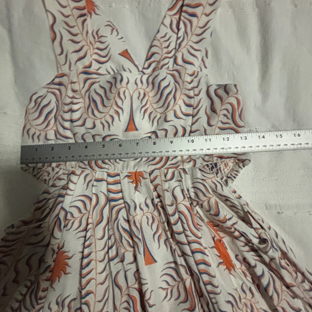 Anthropologie The Tigre Indigo Piper Bandeau Cutout Maxi Dress XS NWT - Picture 7 of 9